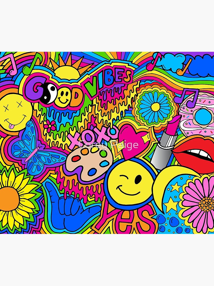 Hippie Vibes Tapestry For Sale By Corey Paige Designs Redbubble