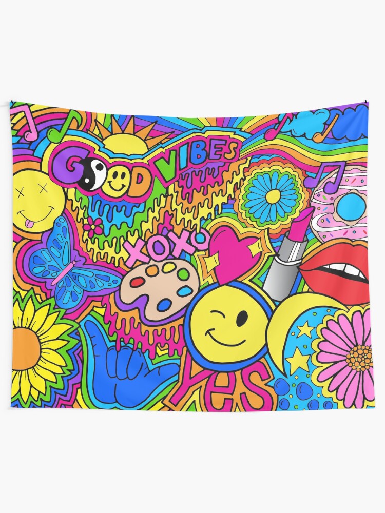 hippie vibes tapestry