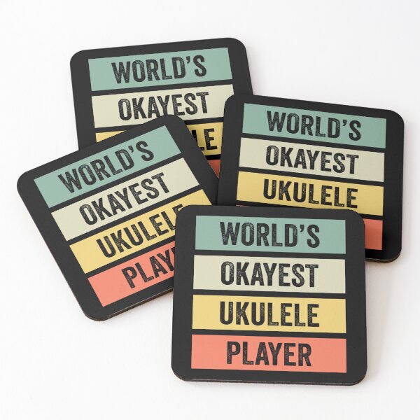 Item preview, World S Okayest Ukulele Player Classic T-Shirt designed and sold by melanieqyehb.
