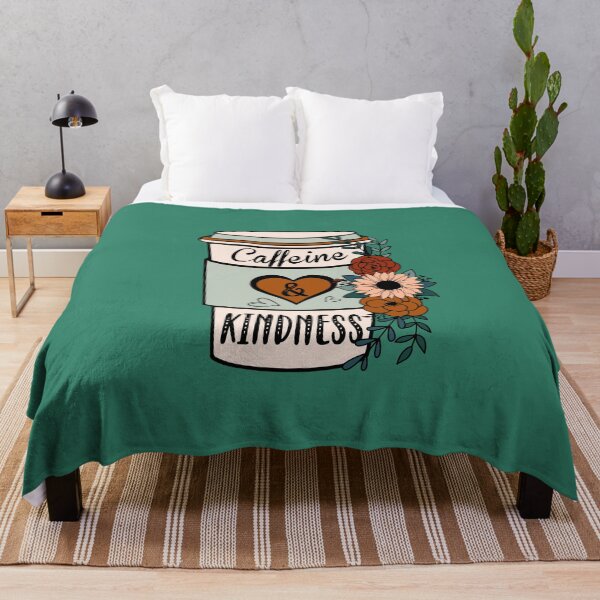 Item preview, Caffeine & Kindness, positive vibes, coffee designed and sold by andieartco.