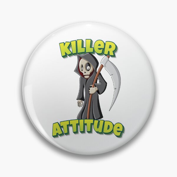 Item preview, Killer Attitude Grim Reaper designed and sold by WordsGamersUse.