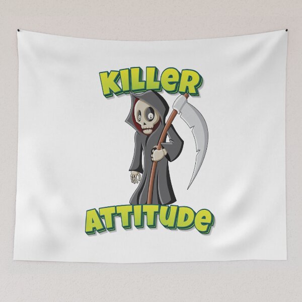 Item preview, Killer Attitude Grim Reaper designed and sold by WordsGamersUse.