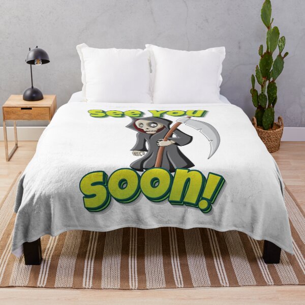Item preview, See You Soon! Grim Reaper designed and sold by WordsGamersUse.