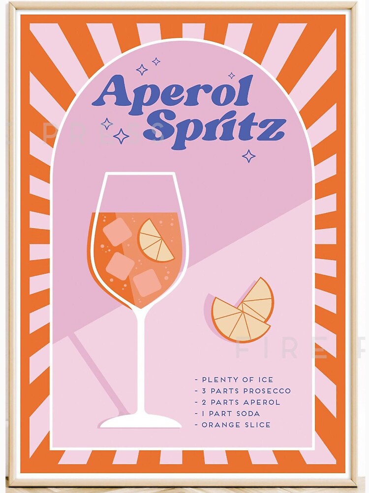 Aperol Spritz Retro Tank Top