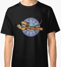 Flying Tigers Tshirt - Weathered Version - Airplane Insignia - World War II - Military Memorabilia - Military Insignia Tshirt Classic T-Shirt