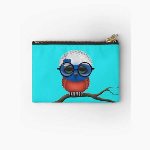 Item preview, Nerdy Slovenian Baby Owl on a Branch designed and sold by JeffBartels.