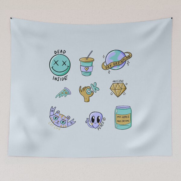 Item preview, Trippy Funky School Vibes Paquete variado 8 designed and sold by everything4eva.