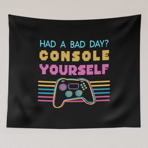 Item preview, Console Yourself - Funny Video Gamer Pun Youth Gaming design designed and sold by Merchking1.