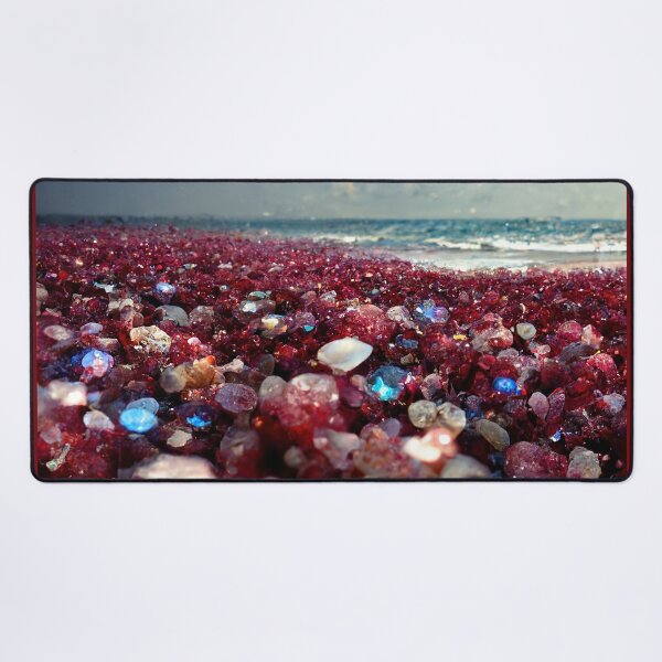 Item preview, Ruby Beaches AI Generated Art designed and sold by MeAI-Art.