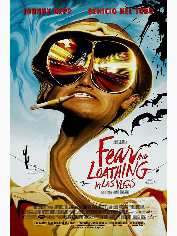 Discover Fear And Loathing In Las Vegas - 1998 Premium Matte Vertical Poster