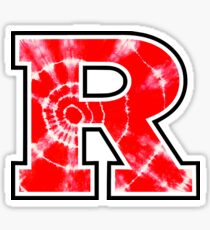 Rutgers University Scarlet Knights Tie Dye Design Sticker