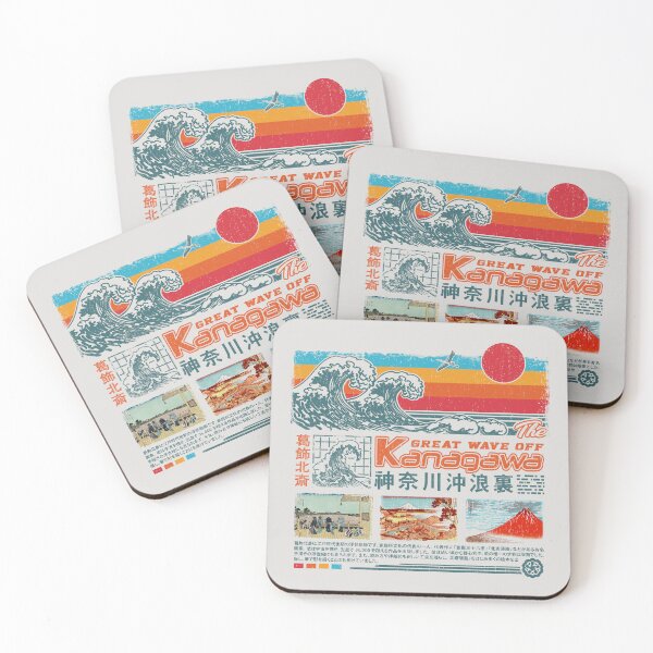 Item preview, The Great Wave Off Kanagawa NewRetrowave designed and sold by JDM Guyvit.