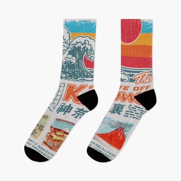 Item preview, The Great Wave Off Kanagawa NewRetrowave designed and sold by JDM Guyvit.