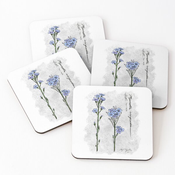 Item preview, Forget-Me-Not Botanical Study designed and sold by mj-illustrates.