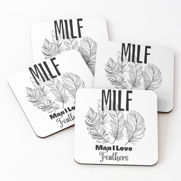 Item preview, MILF Man I love Feathers  designed and sold by PlethoraPrints.