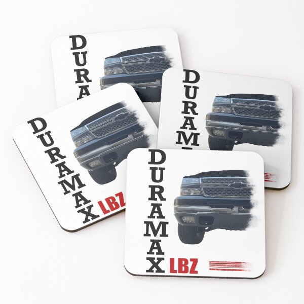 Item preview, Duramax LBZ Chevy Truck Burnout black red designed and sold by WildCanyon.