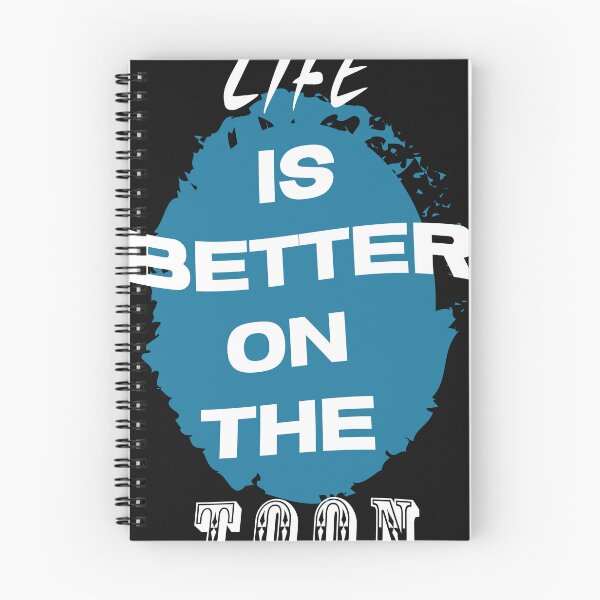 Item preview, Life Is Better On The Toon White Text Design designed and sold by RiyonArts.