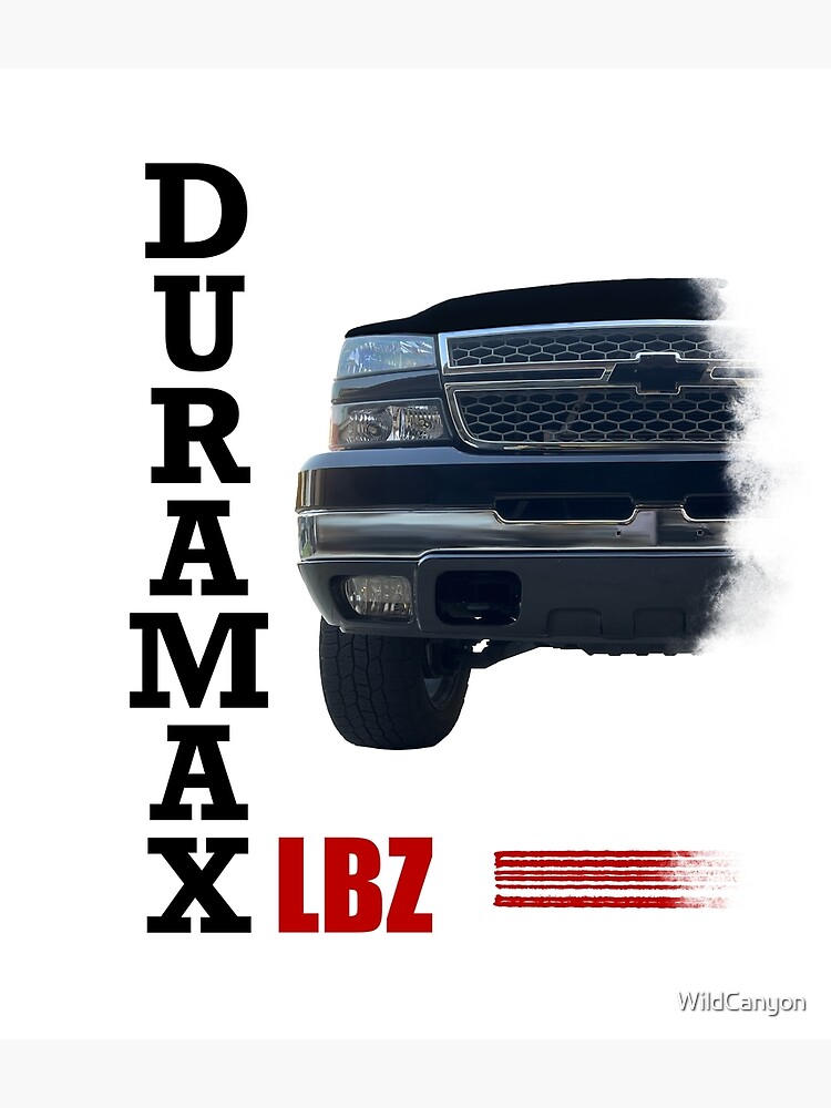 Duramax LBZ Chevy Truck Burnout black red