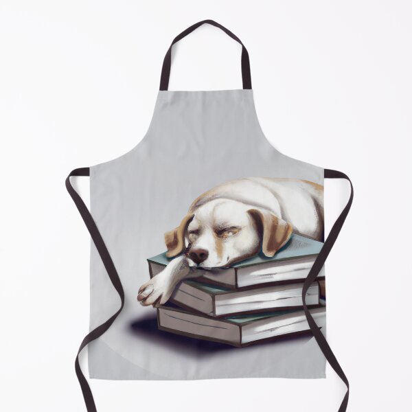 Item preview, Puppy Dog Lying on Books designed and sold by satsapienti.