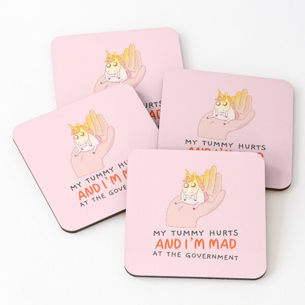 Item preview, My tummy hurts and i'm mad at the government designed and sold by KonichiwaCutie.