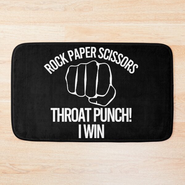 Item preview, Rock Paper Scissors Throat Punch I Win designed and sold by Color-Sparkle.