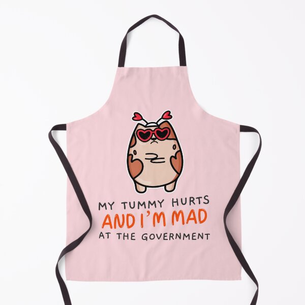 Item preview, My tummy hurts and i'm mad at the government hamster designed and sold by KonichiwaCutie.