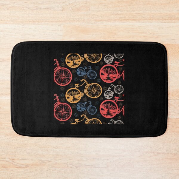 Item preview, Vintage Multicolor Mountain And Compass As Bicycle Wheels Sticker designed and sold by flvbelgrace.