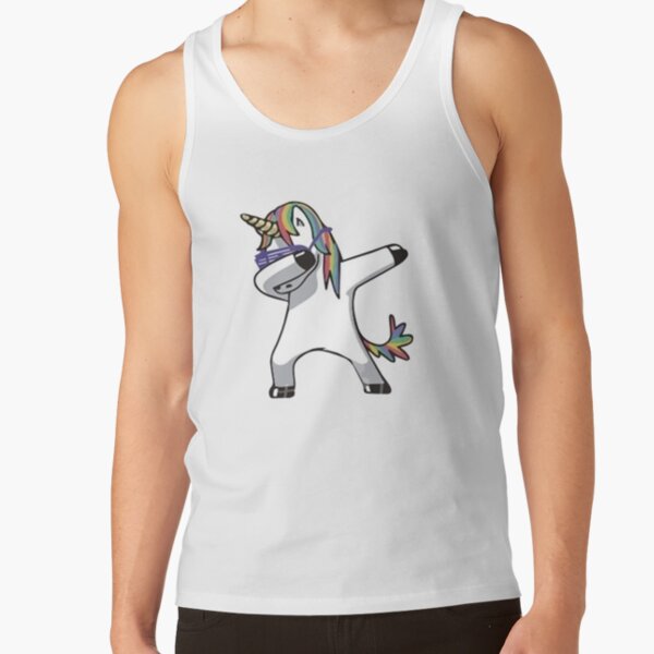 Dabbing Rave Unicorn Tank Top