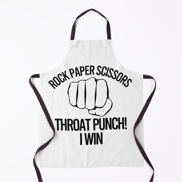 Item preview, Rock Paper Scissors Throat Punch I Win designed and sold by Color-Sparkle.