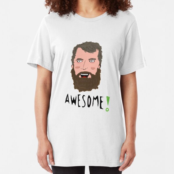 Brian Blessed is awesome Slim Fit T-Shirt