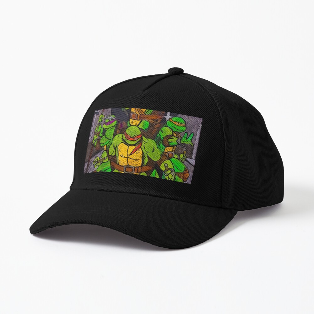 Teenage Mutant Ninja Turtles Shell 5 Panel Trucker Hat Black / One Size Fits Most