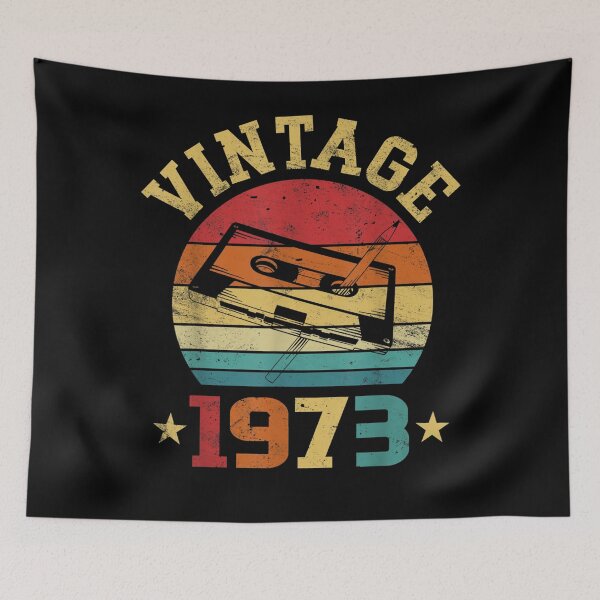 Item preview, Vintage 1973 Retro Cassette 1973 49th Birthday 49 Years Old  designed and sold by judyufmi.