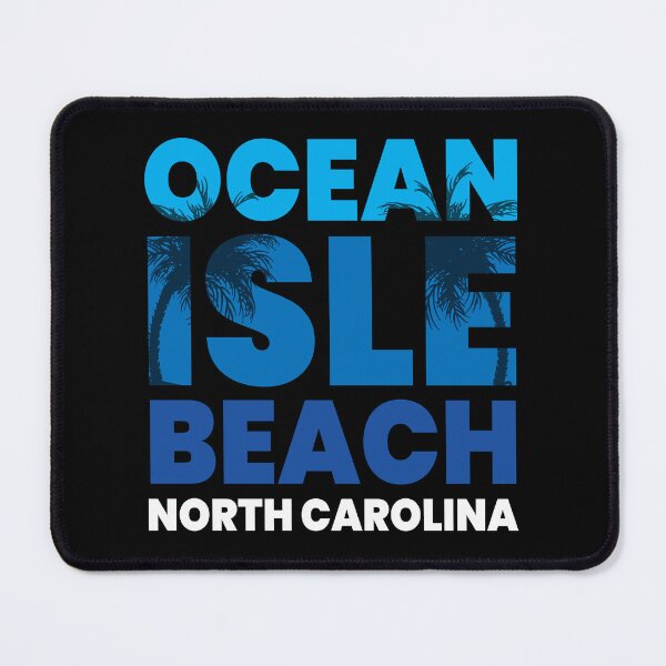 Item preview, Ocean Isle Beach NC Vacation Souvenir Blue Color Graphic designed and sold by Delightfully Cynical.