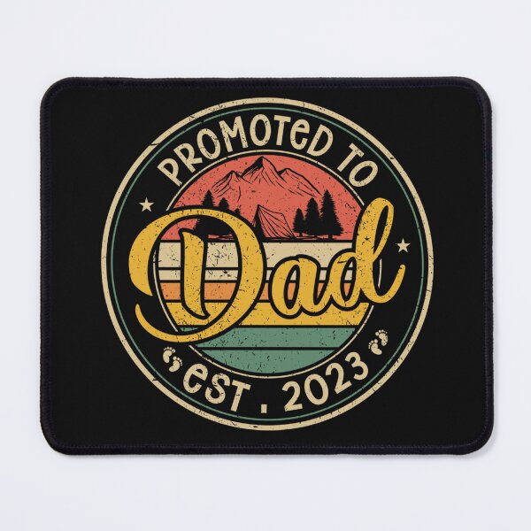 Item preview, Promoted To Dad Est 2023 Retro New Dad First Dad designed and sold by AndreaArteaga.