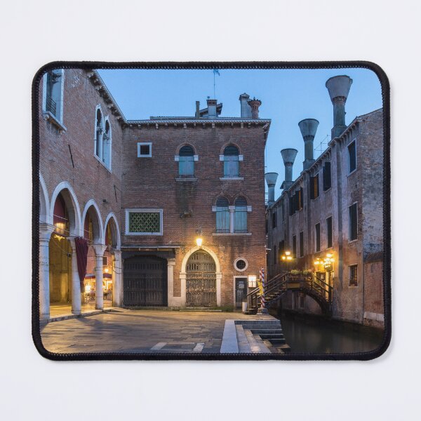 Item preview, Rialto Fish Market at Dusk - Marvelous Venice Italy designed and sold by Georgia Mizuleva.