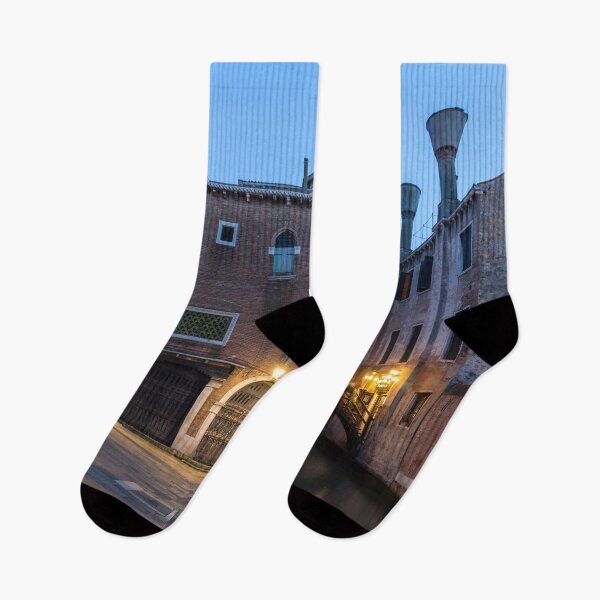 Item preview, Rialto Fish Market at Dusk - Marvelous Venice Italy designed and sold by Georgia Mizuleva.