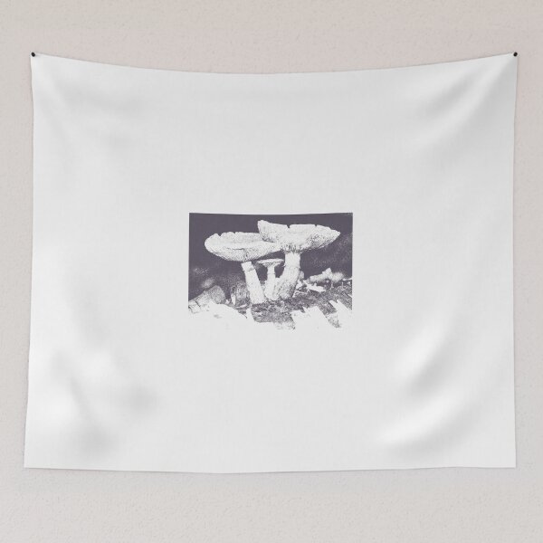 Item preview, Black and White Mushrooms designed and sold by susanellen.
