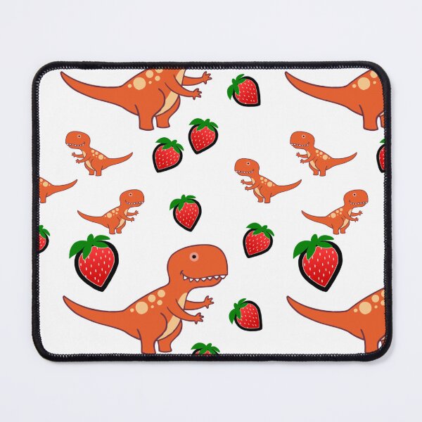 Item preview, The Dinosaur Loves Strawberry designed and sold by theredsharp.