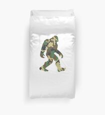 Big Foot In Camouflage You Can't See Me Duvet Cover
