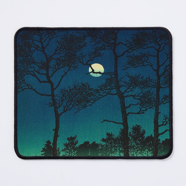 Item preview, Luna de invierno, Llanura de Toyama por Kawase Hasui, restaurada designed and sold by FineJapan.