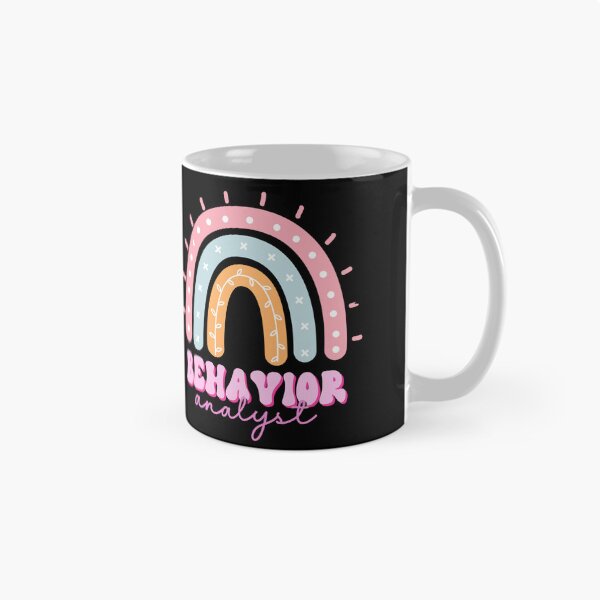 Item preview, BCBA Rainbow, Behavior Analyst, Applied Behavior Analysis Sticker designed and sold by VisionaryABA.