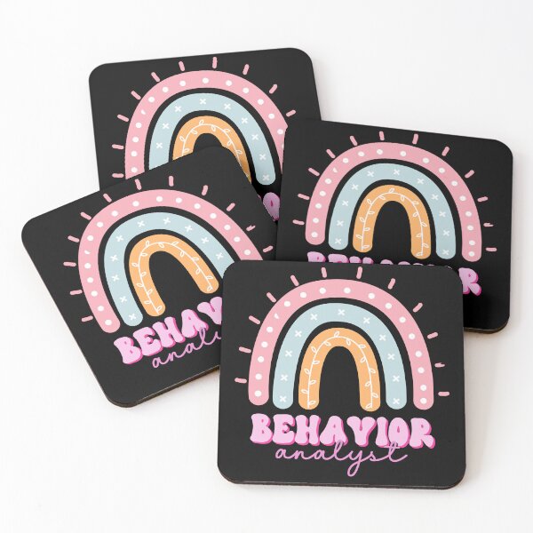Item preview, BCBA Rainbow, Behavior Analyst, Applied Behavior Analysis Sticker designed and sold by VisionaryABA.