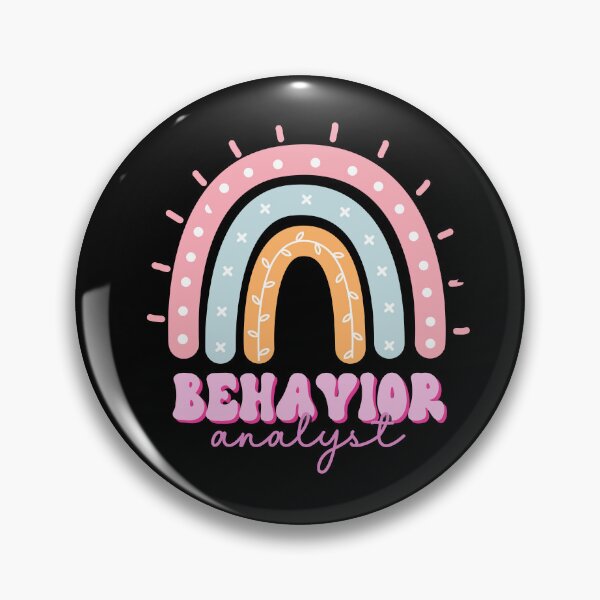 Item preview, BCBA Rainbow, Behavior Analyst, Applied Behavior Analysis Sticker designed and sold by VisionaryABA.
