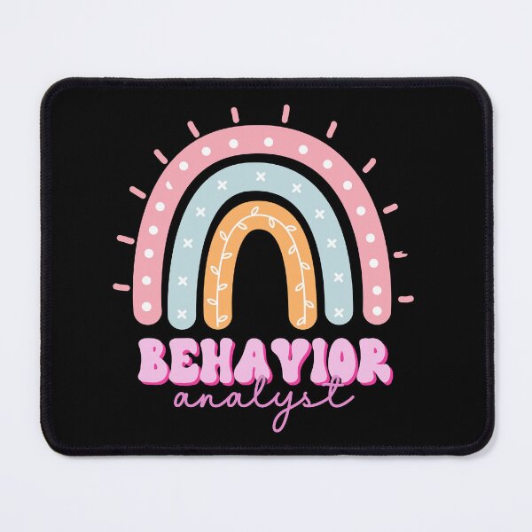 Item preview, BCBA Rainbow, Behavior Analyst, Applied Behavior Analysis Sticker designed and sold by VisionaryABA.