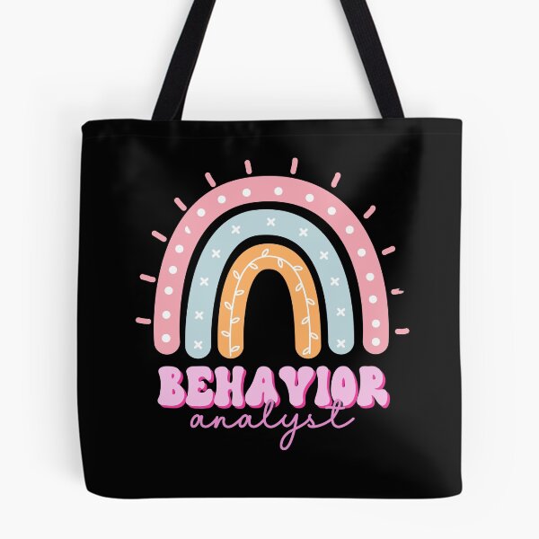 Item preview, BCBA Rainbow, Behavior Analyst, Applied Behavior Analysis Sticker designed and sold by VisionaryABA.