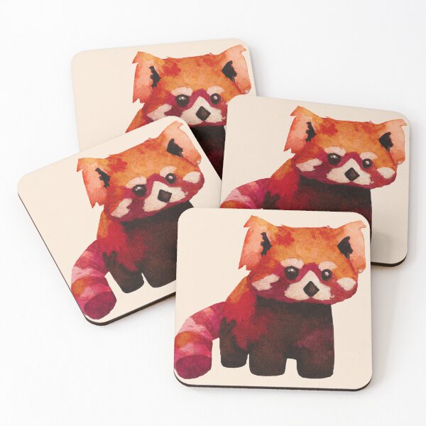 Item preview, Red Panda - Watercolour Design designed and sold by satsapienti.