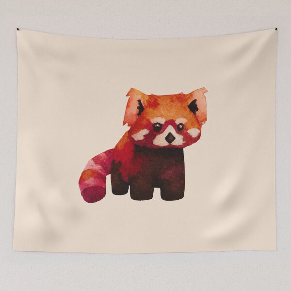 Item preview, Red Panda - Watercolour Design designed and sold by satsapienti.