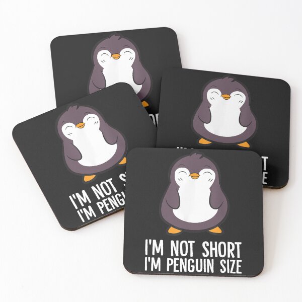 Item preview, Funny Penguin I'm Not Short I'm Small Just Like A Penguin designed and sold by alanxgoldberger.