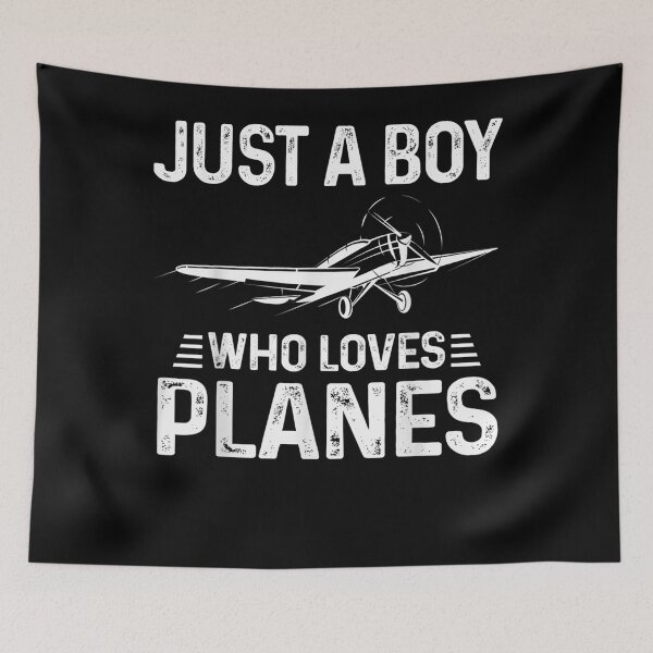 Item preview, Just A Boy Who Loves Planes Kids Toddler Airplane Lover  designed and sold by judyufmi.