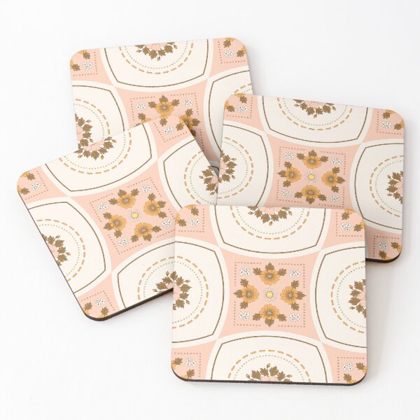 Item preview, Vintage Floral Tiles designed and sold by gabrielleneil.